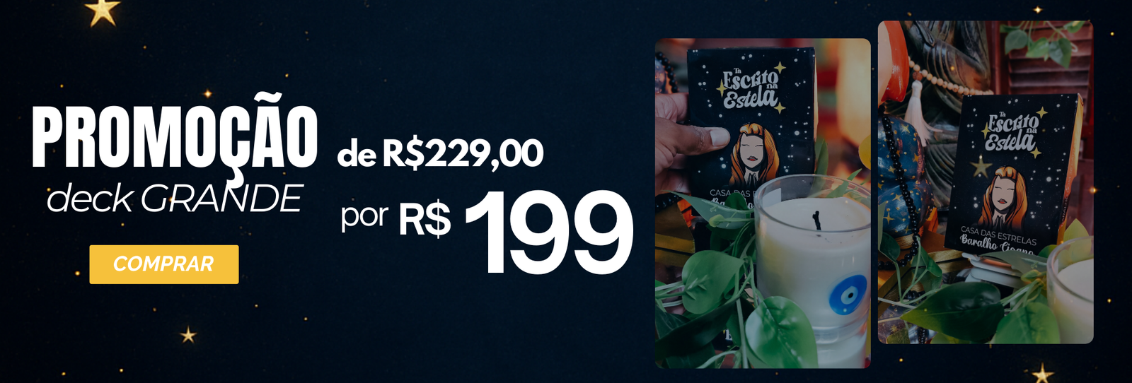 Banner para site de loja promoção de peças da semana