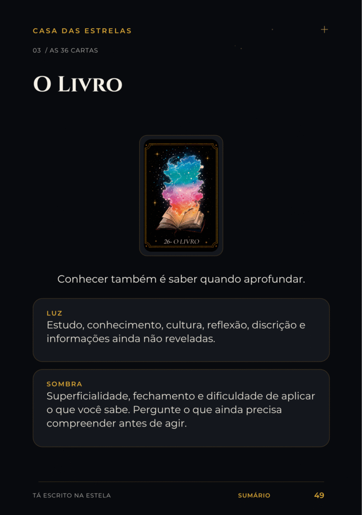 Amostra — Guia Prático do Baralho Cigano