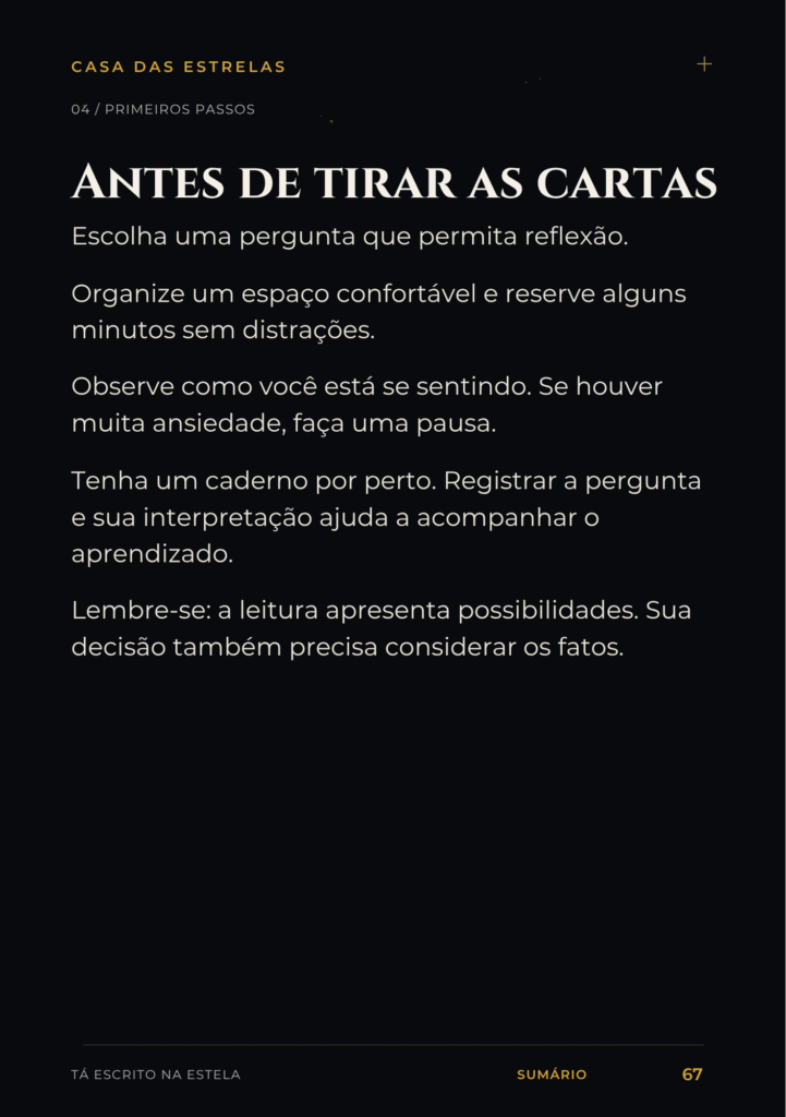Amostra — Guia Prático do Baralho Cigano